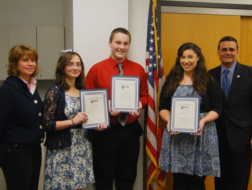 Gold Key recipients recognized by Oswego board of education