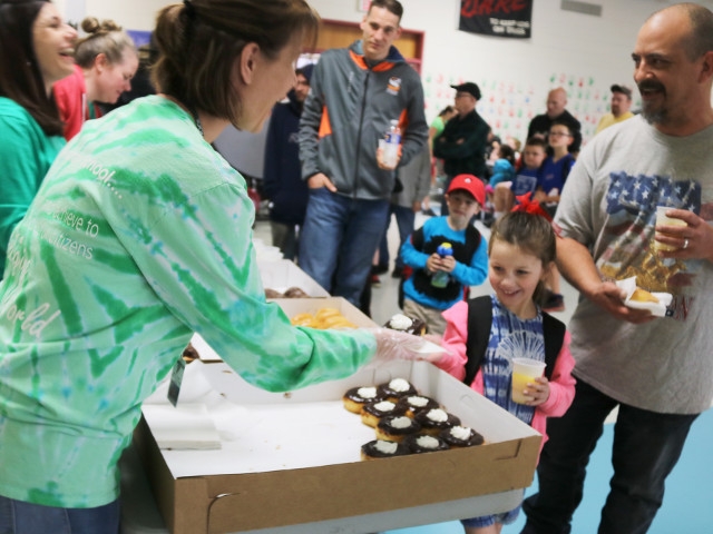 Granby Hosts 2019 'Donuts With Dad' Event