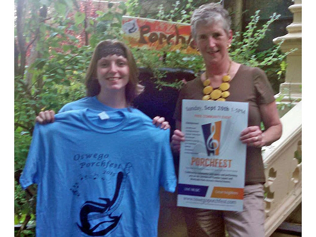 Oswego PorchFest 2016 Announces T-shirt Design Contest