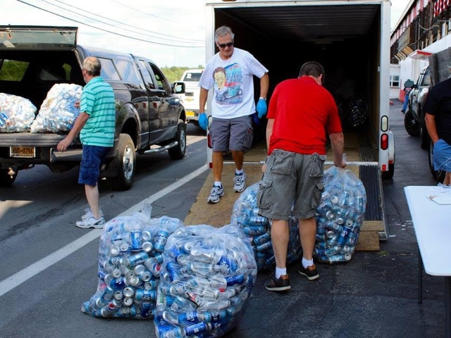 116,000 Cans Collected in 13th Oswego Speedway Novelis 'Fan Can Chase', Winners Announced