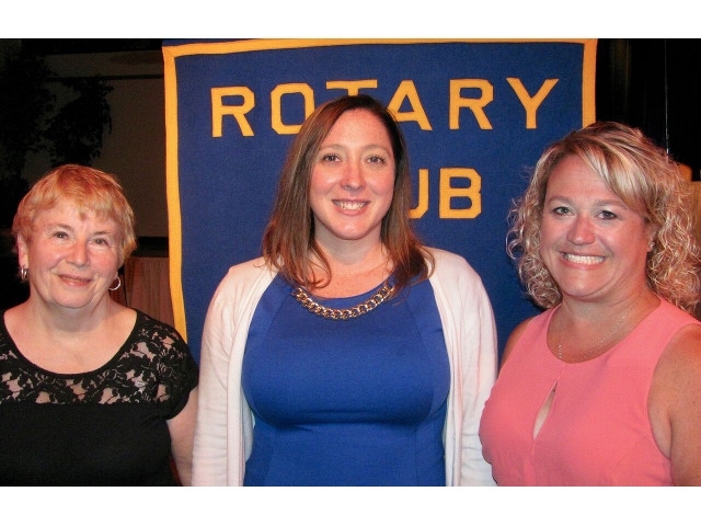 Meave Gillen of RSVP Presents to Oswego Rotary