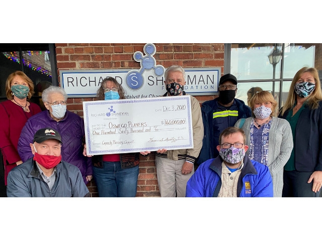 Oswego Players, Inc. Receives $160,000 Grant from Richard. S. Shineman Foundation