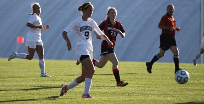 Oswego Women`s Soccer Shuts Out Plattsburgh