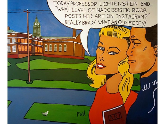 Ron Throop Documents Residency of Professor Roy Lichtenstein in Oswego 1957 - 1960