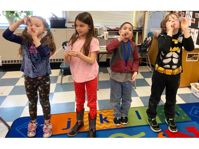Leighton First-Graders Have Out-Of-This-World Lesson