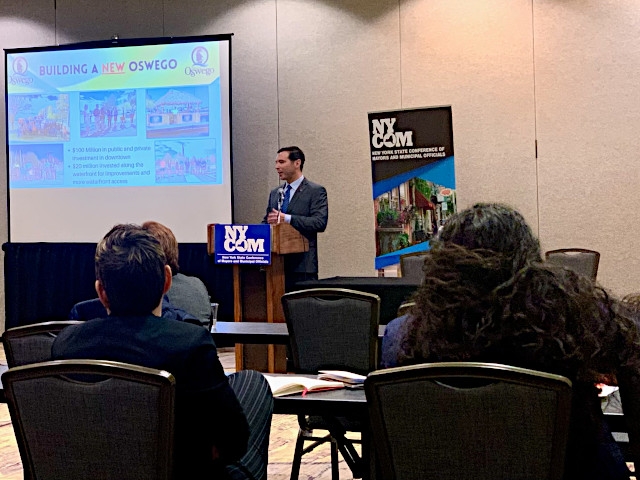 Mayor Barlow Speaks at NYCOM Conference in Albany on Housing