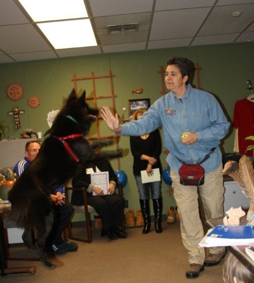 Local dog trainer helps students ready for internships