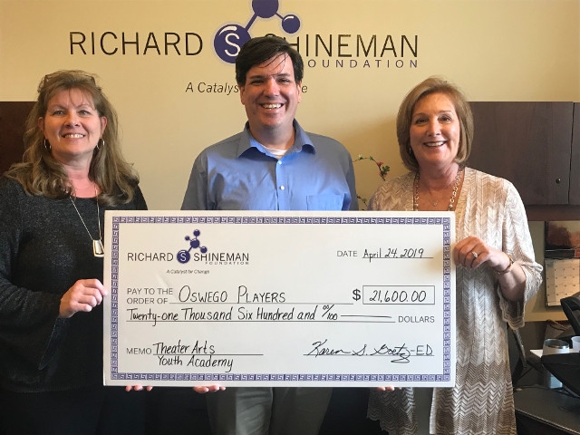 Shineman Foundation Awards Oswego Players Grant for Theater Arts Youth Academy