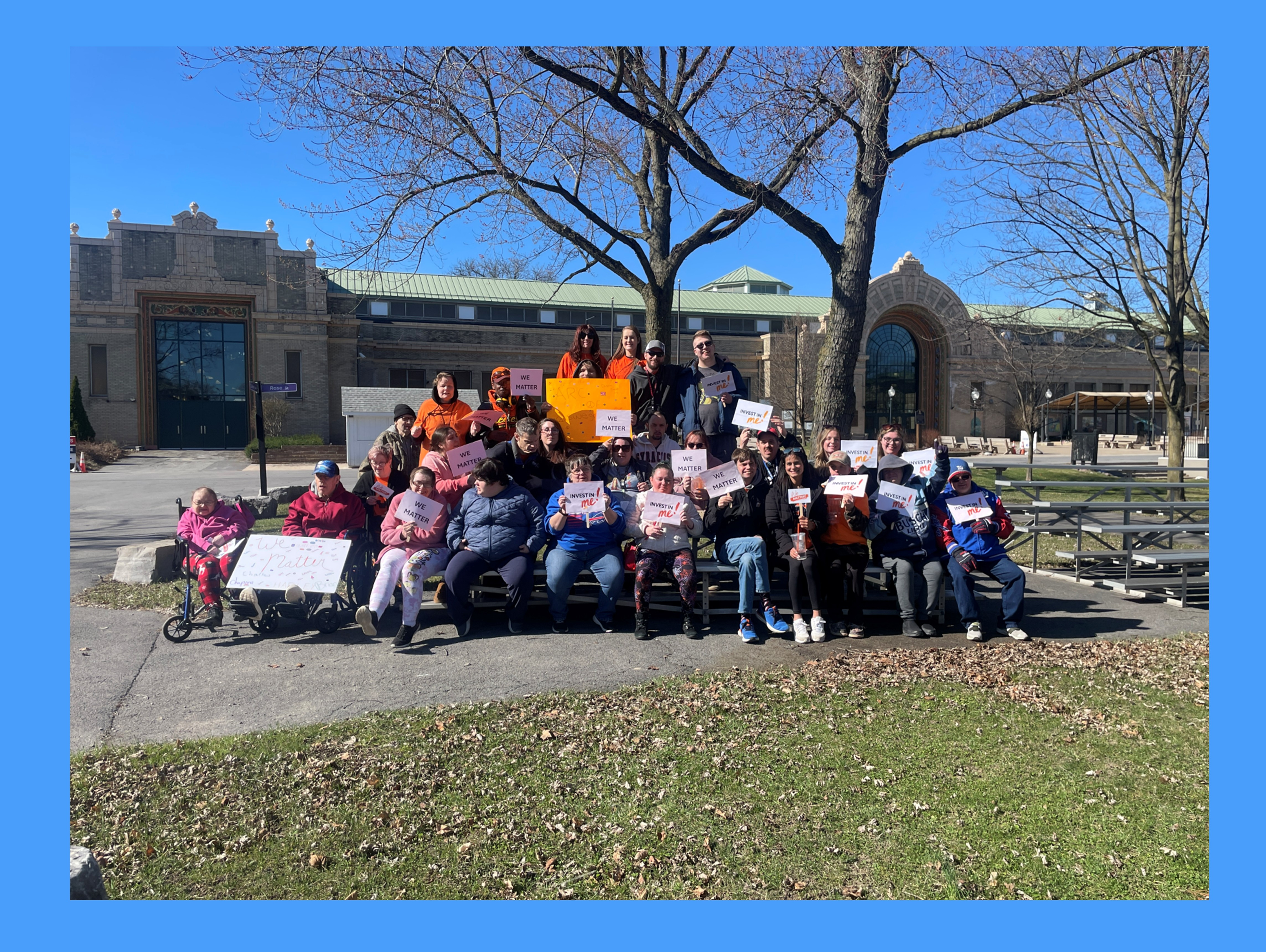 Oswego Industries Inc. and Arc of Oswego County Join Hundreds at #investinUs Rally to advocate for Disability Services Funding