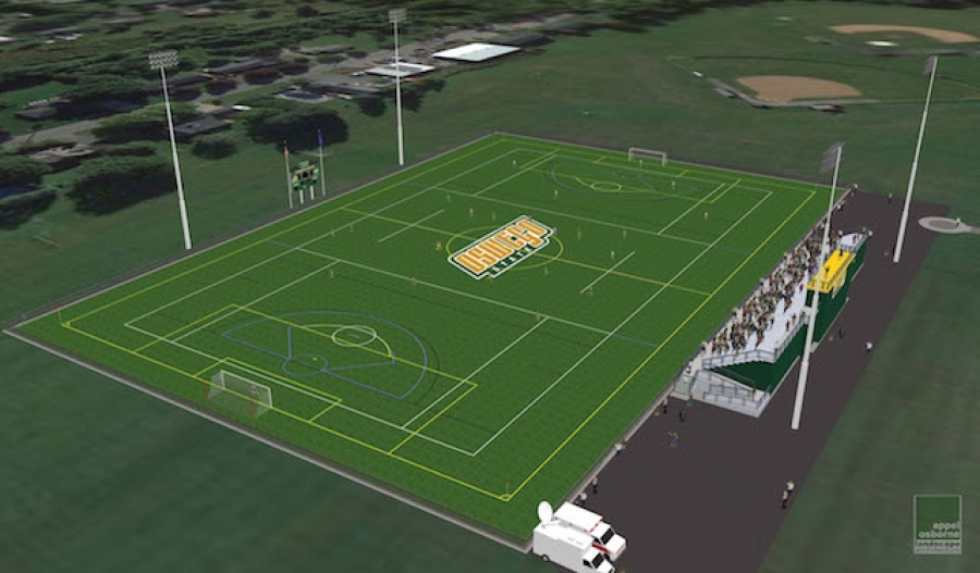 New Turf Field, Stadium Under Construction Near Romney Field House