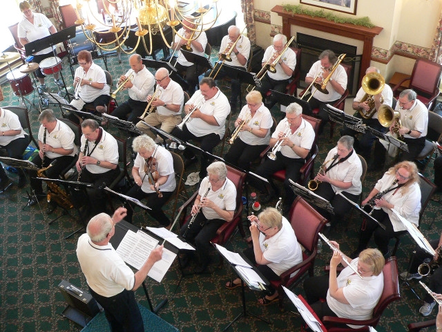 Bishop’s Commons Residents Enjoy Oswego County New Horizons Band Performance