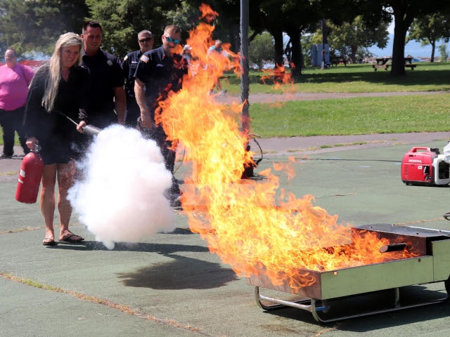 Oswego Fire Department Provides OCO With Fire Safety Training