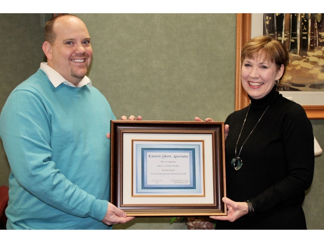 Clark Earns Eastern Shore Associates’ Partnership Award