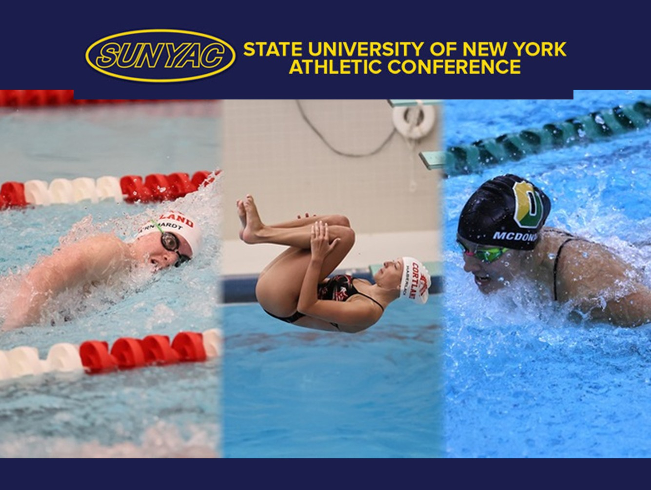 2025 SUNYAC Women's Swimming and Diving Top Accolades Announced