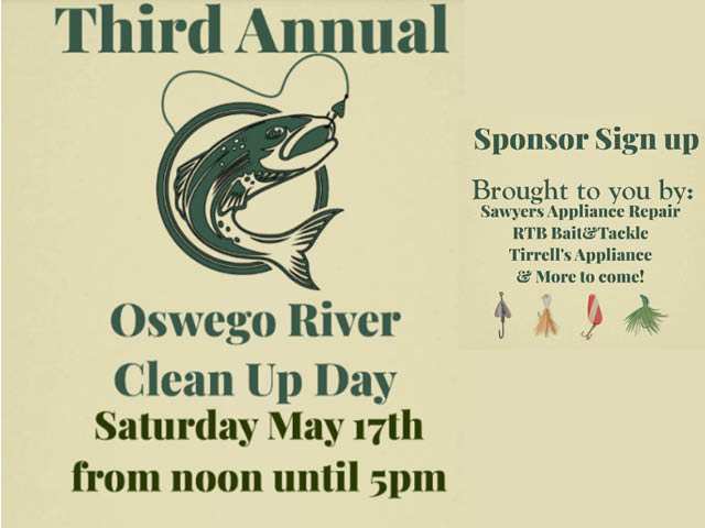 3rd Annual Oswego River Cleanup Day Scheduled for May 17