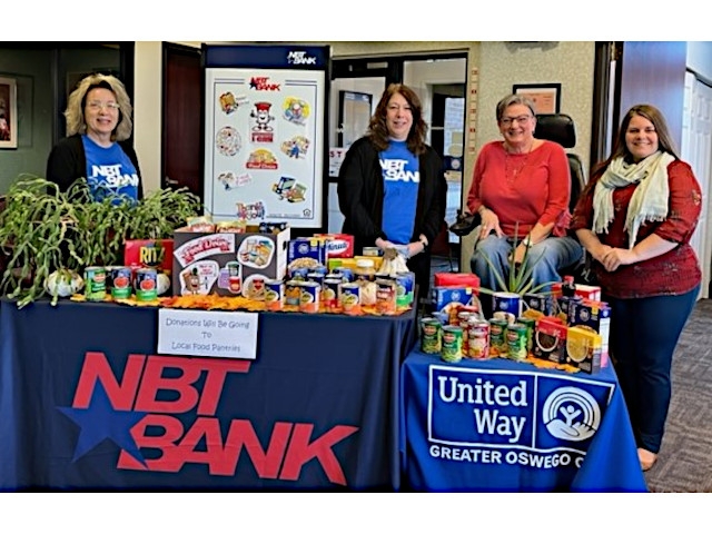 NBT Bank Supports Battle Against Hunger in Oswego Community