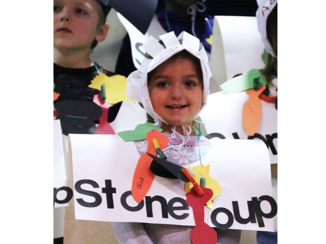 Riley Elementary Kindergartners Perform Stone Soup Rock Opera