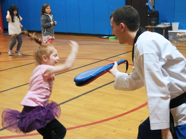 New Haven Students Get Lesson in Taekwondo