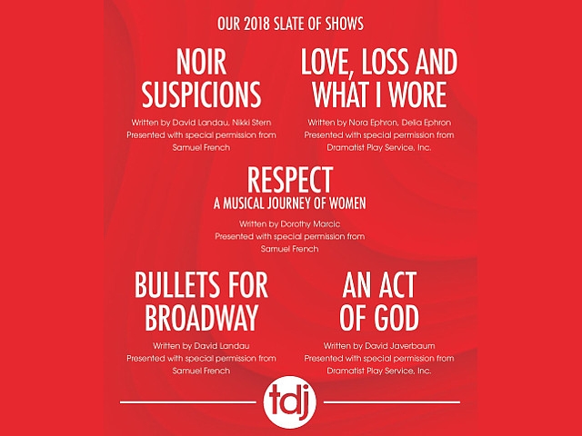 TDJ Brings Murder, Love, Respect and the Almighty to Bill of Fare for 2018