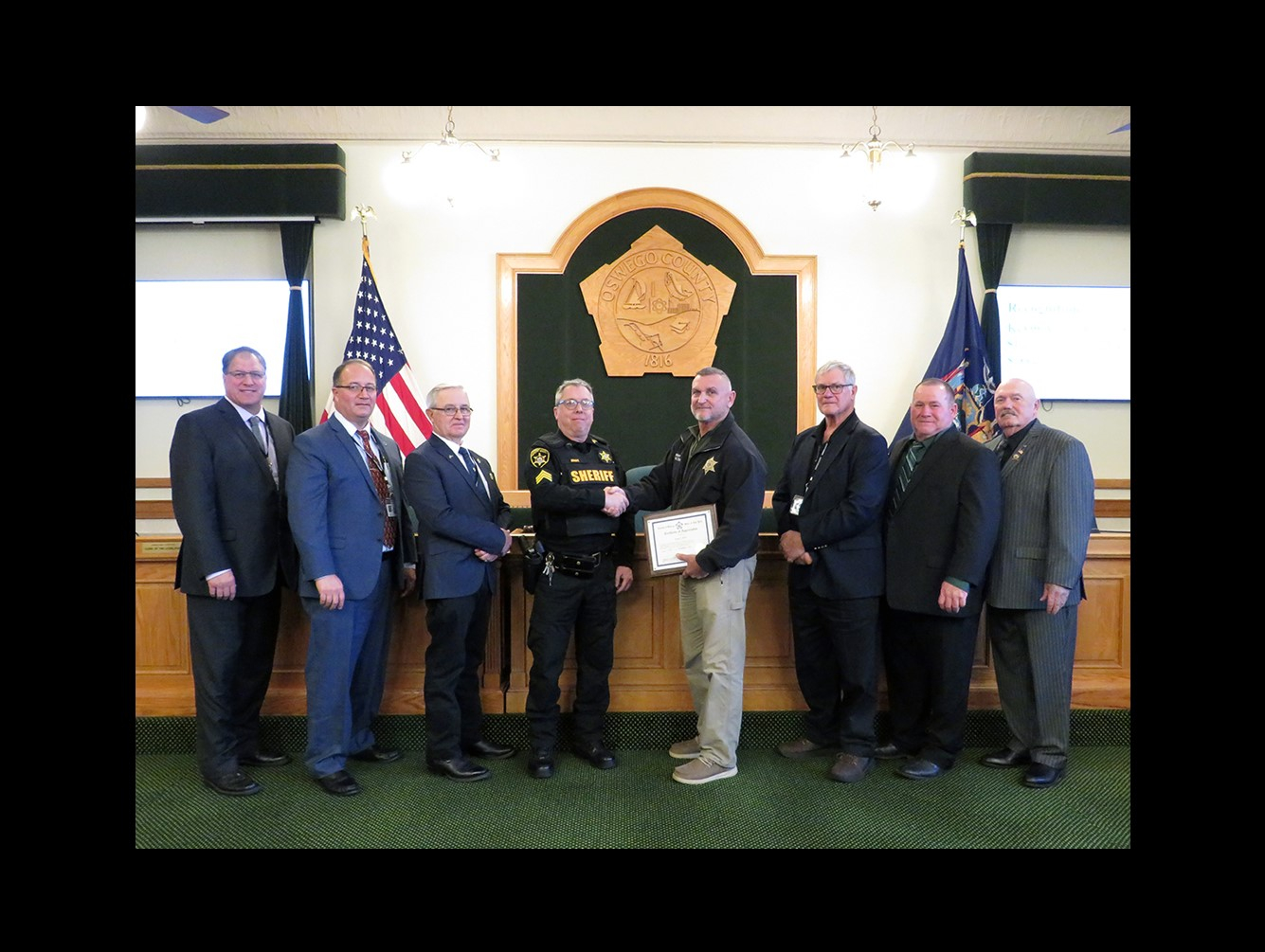 Ahart Retires After 25 Years With Oswego County