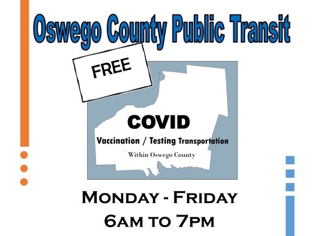 Oswego County Offers Free Transportation to COVID Vaccine and Testing Appointments