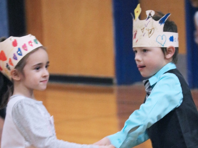 Leighton Kindergartners Attend School’s Royal Ball