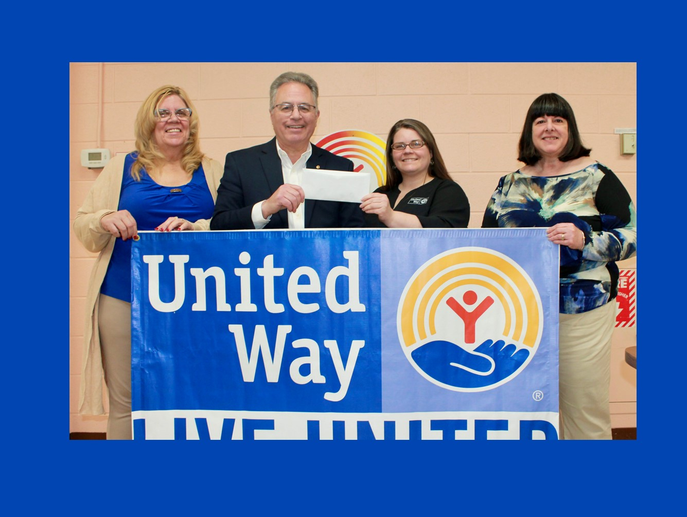 Fulton Lions Donate $1,000 to Stone Soup Too Luncheon