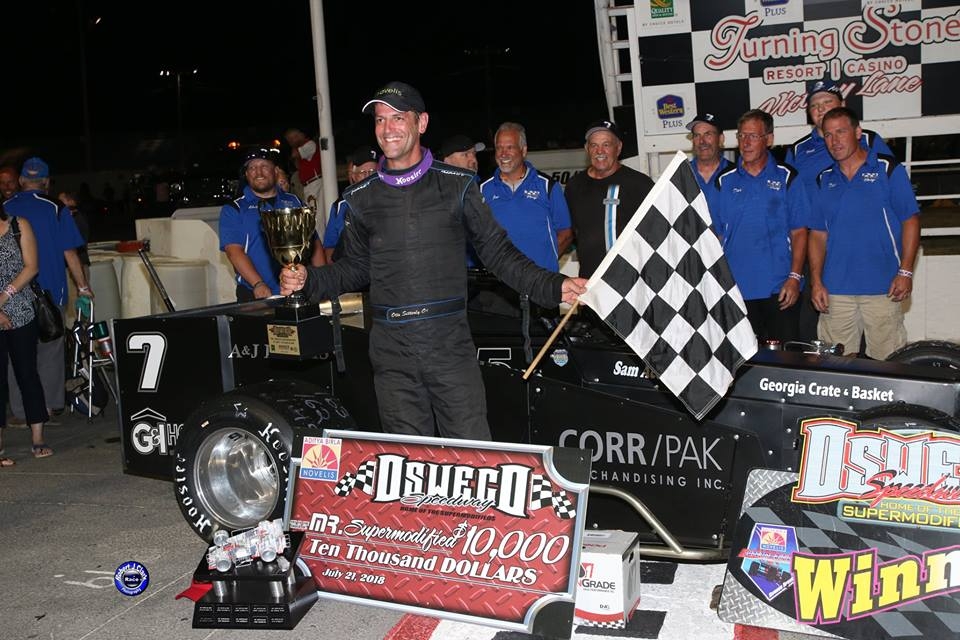 Otto Outruns 'Em All for Fourth $10,000 Mr. Supermodified Title