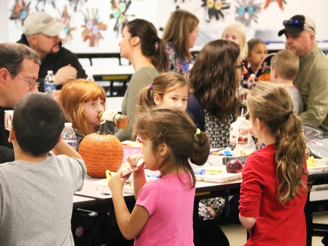 Minetto Students, Families Offer Thanks Over Shared Meals/Snacks