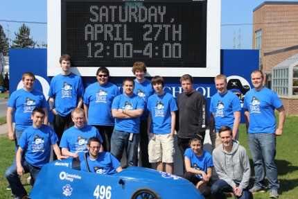 OHS-built electric car enters competition