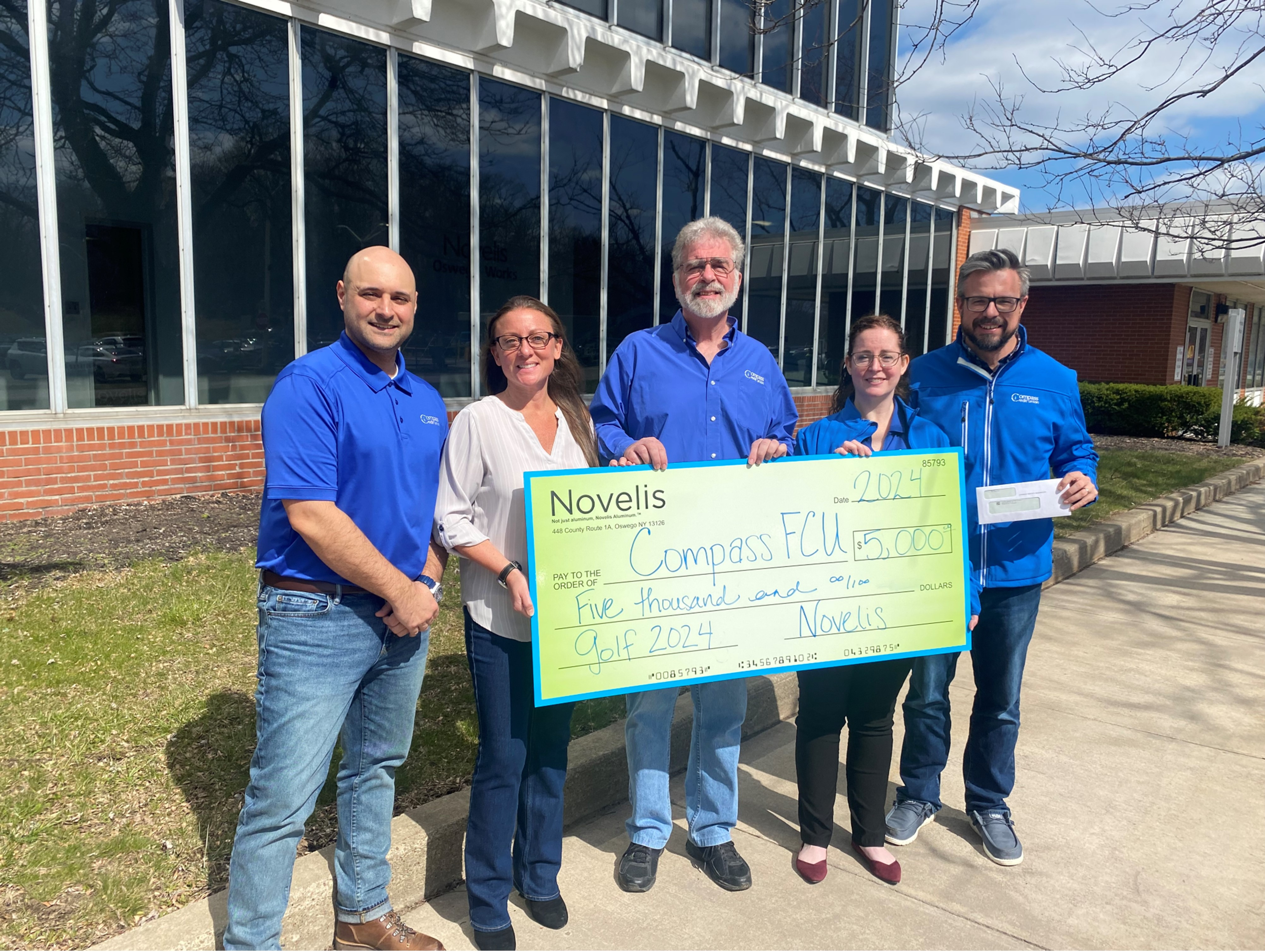 Novelis Partners with Compass Federal Credit Union for Charity Golf Tournament on June 8th