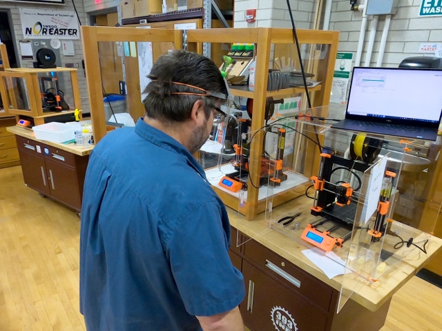 SUNY Oswego Partners with CiTi BOCES, Exelon and Novelis to Manufacture Protective Face Shields
