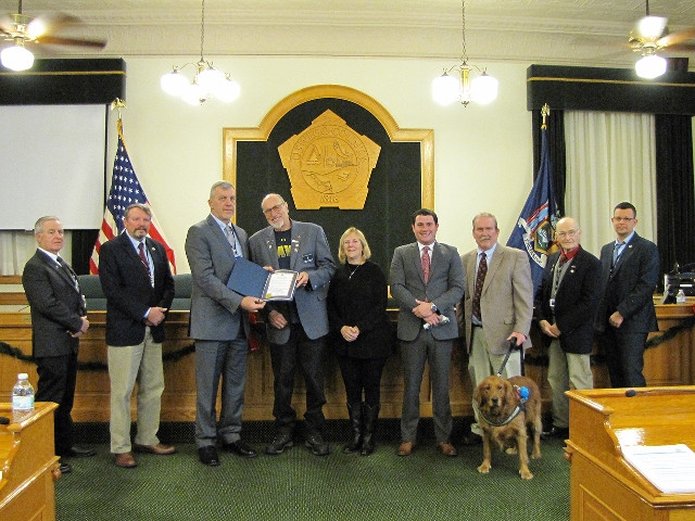 Oswego County Legislature Recognizes James J. Dillabough as 2021 Veteran of the Year