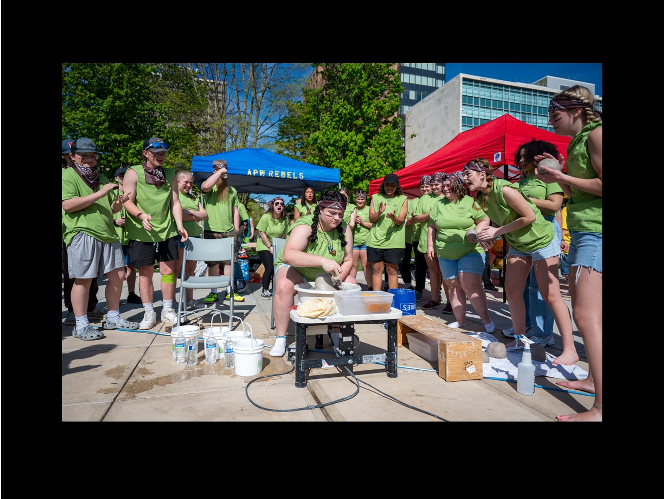 Students Create Impressive Works and Engaging Competition at Feats of Clay