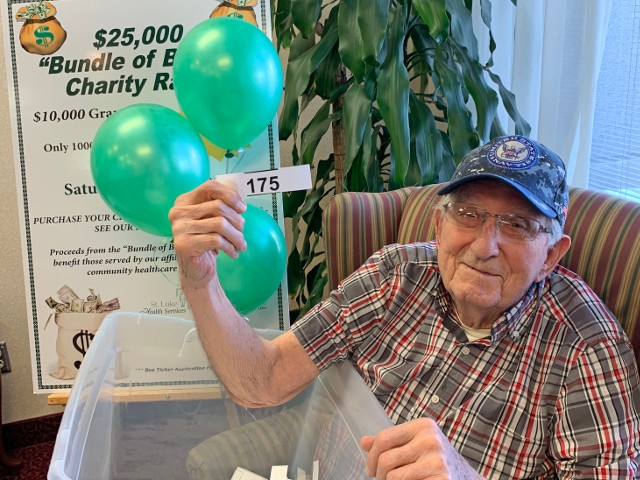 Five Win Cash Prizes in St. Luke’s “Bundle of Bucks” Charity Raffle “Early Bird” Drawing