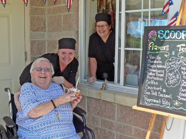 “Scoops” Ice Cream Stand Open for the Season and Serving Bishop’s Commons