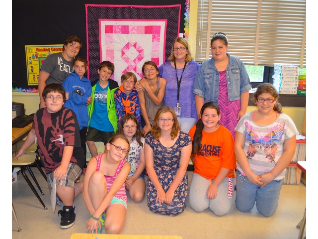 FPS’s “Crafting for a Cure” Quilt at Farmers’ Market on June 11