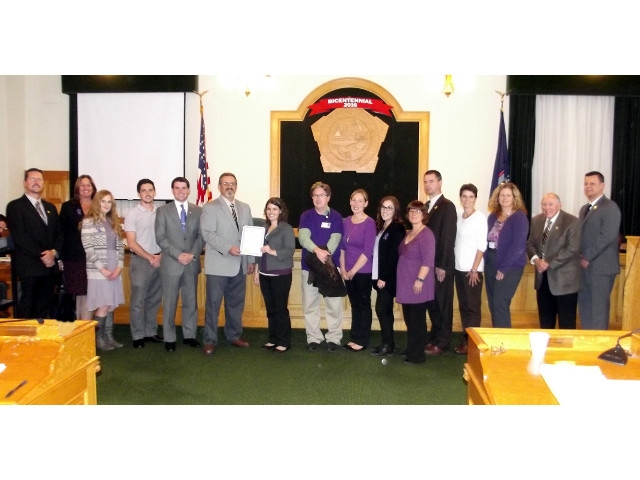 County Legislature Recognizes 2016 Domestic Violence Awareness Month