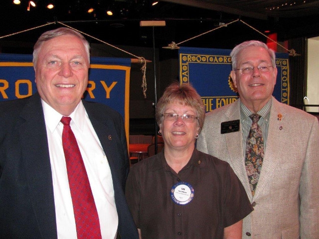 District Governor Addresses the Local Rotary Club