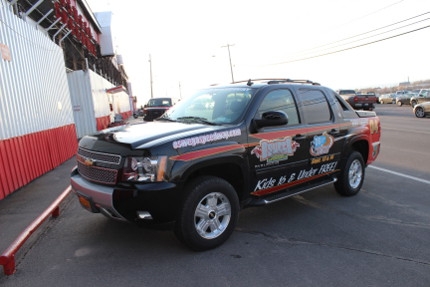 Burritt Chevrolet Oswego Speedway pace truck to lead Tri-Oswego Triathlon Cycling Sprint Course