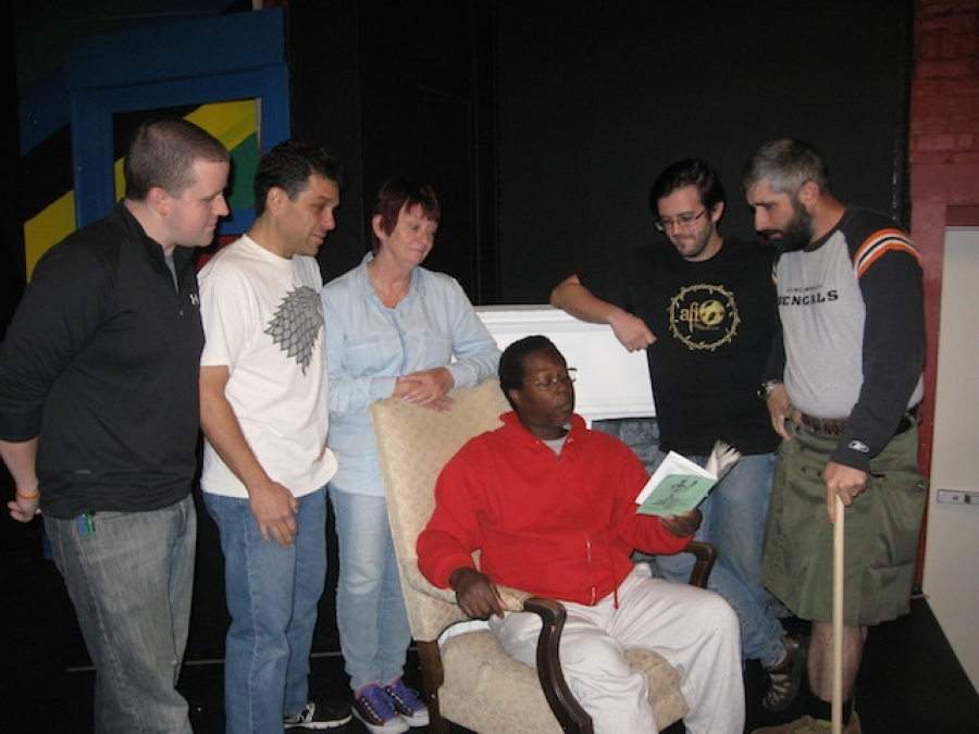 Cast Prepares for Halloween Opening