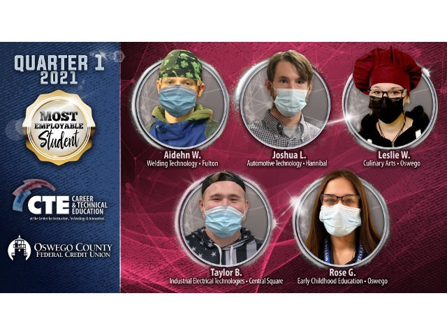 CTE Students Recognized as Most Employable for Quarter One 2021-2022
