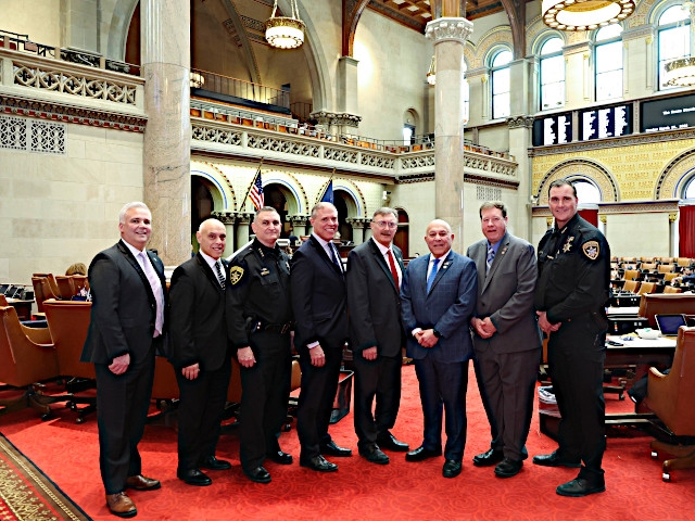 Leader Barclay, Colleagues Welcome Law Enforcement Professionals to Albany