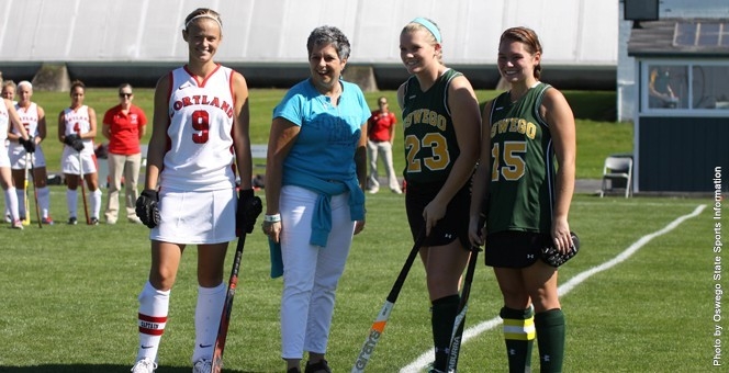Oswego field hockey plays tough against nationally-ranked Cortland