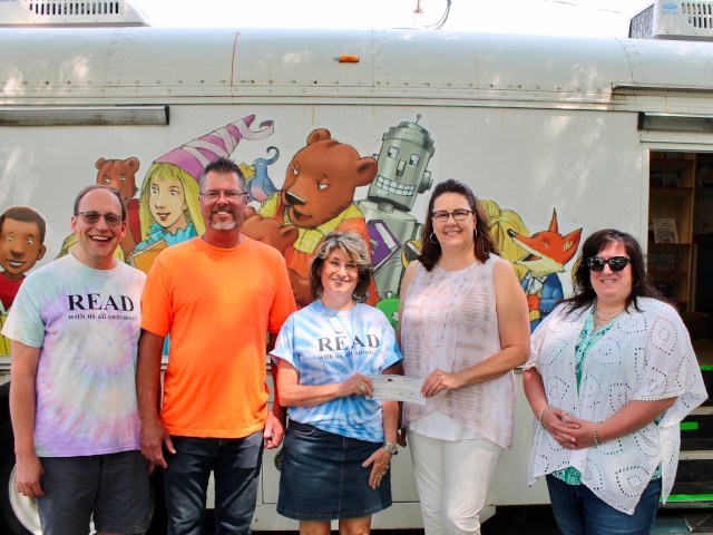 Port Authority Board Donates to Oswego Bookmobile in Memory of Martha Hammill