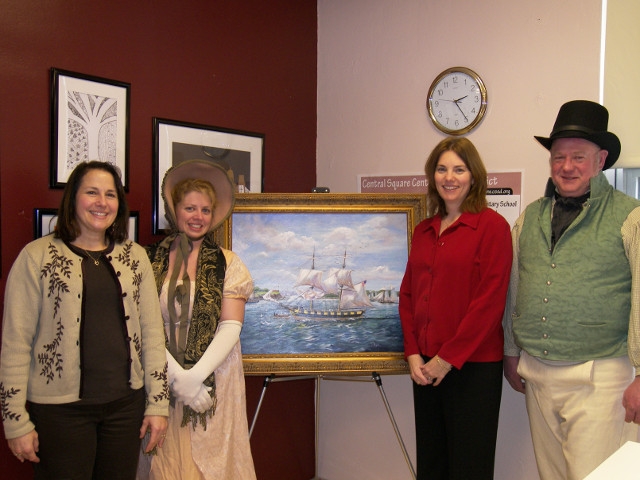 U.S. Brig Oneida Sails Into Brewerton Elementary