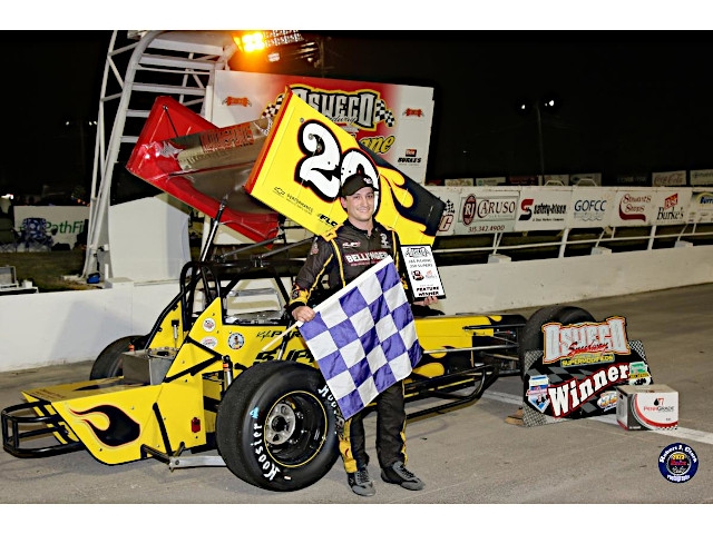 Perry Dominates Flag to Flag for Career First 350 Super Checkered