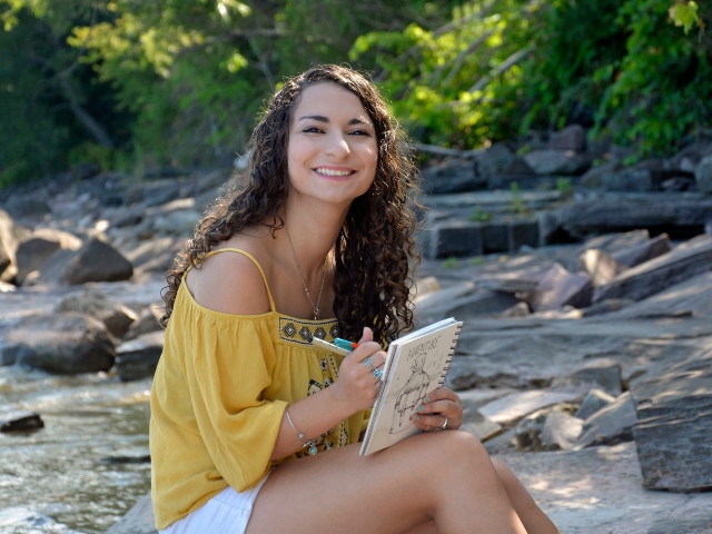 SUNY Honors Recent Oswego Art Grad, Displays Her Illustration in Albany