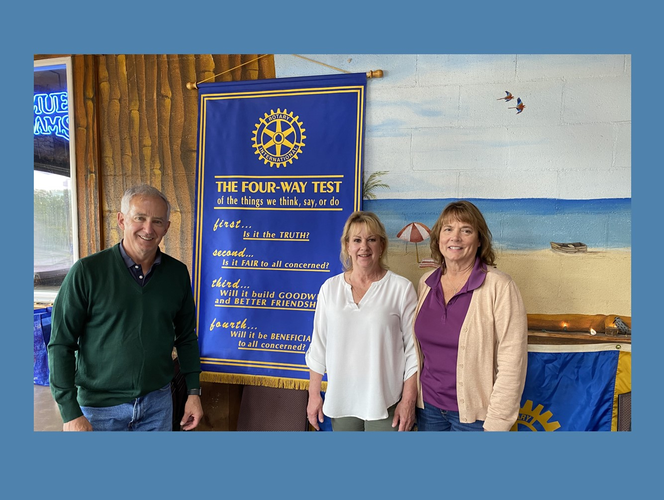 The Fulton Noon Rotary Club Learns about Kristina's House of Hope