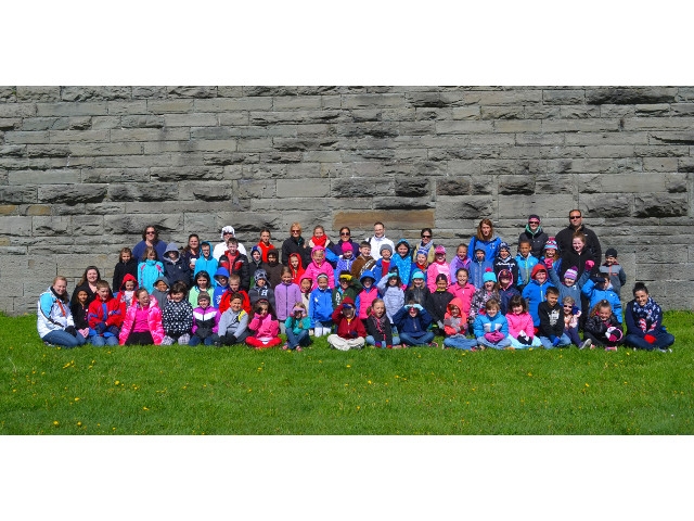 KPS Second-Graders Tour Historic Fort Ontario